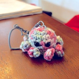 Unique one of a kind crochet octopus with chain 🐙